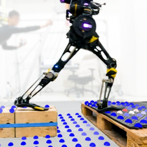 Preview for Attention-based Map Encoding for Learning Generalized Legged Locomotion